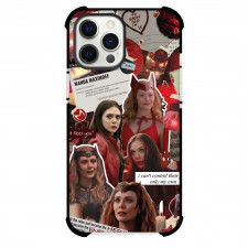 Marvel Wanda Phone Case For iPhone And Samsung Galaxy Devices - Wanda Scarlet Witch Maximoff Movie Collage