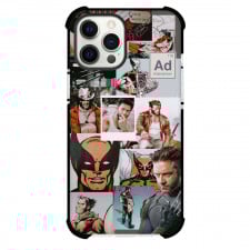 Marvel Wolverine Phone Case For iPhone And Samsung Galaxy Devices - Wolverine Movie Comic Collage