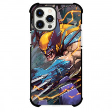 X-Men Wolverine Phone Case For iPhone and Samsung Galaxy Devices - Wolverine Fighting Pose Illustration
