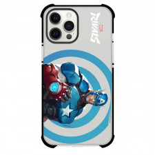 Marvel Rivals Phone Case For iPhone Samsung Galaxy Pixel OnePlus Vivo Xiaomi Asus Sony Motorola Nokia - Marvel Rivals Captain America Character Series