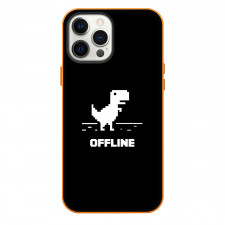 Microsoft Windows Phone Case For iPhone Samsung Galaxy Pixel OnePlus Vivo Xiaomi Asus Sony Motorola Nokia - Microsoft Windows Chrome Dinosaur Offline Sign Black And White Poster