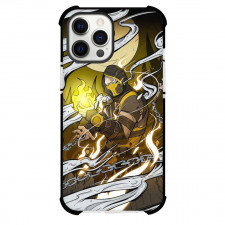 Mortal Kombat Scorpion Phone Case For iPhone and Samsung Galaxy Devices - Scorpion Side Portrait Comic Art