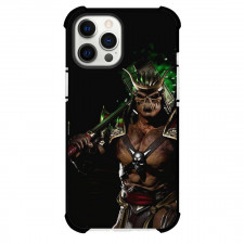 Mortal Kombat Shao Kahn Phone Case For iPhone and Samsung Galaxy Devices - Shao Kahn Illustration Black Background