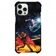 Marvel Zombies Phone Case For iPhone Samsung Galaxy Pixel OnePlus Vivo Xiaomi Asus Sony Motorola Nokia - Thor Silver Surfer Fight Illustration