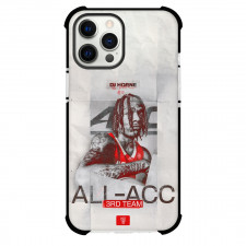 March Madness Men Tournament NC State Wolfpack DJ Horne Phone Case For iPhone Samsung Galaxy Pixel OnePlus Vivo Xiaomi Asus Sony Motorola Nokia - DJ Horne Grayscale