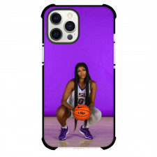 March Madness Women Tournament Angel Reese Phone Case For iPhone Samsung Galaxy Pixel OnePlus Vivo Xiaomi Asus Sony Motorola Nokia - Angel Reese Sitting Purple Background