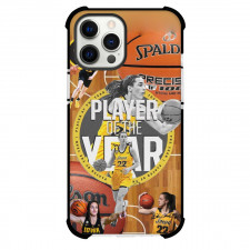 March Madness Women Tournament Caitlin Clark Phone Case For iPhone Samsung Galaxy Pixel OnePlus Vivo Xiaomi Asus Sony Motorola Nokia - Caitlin Clark Collage Court Background