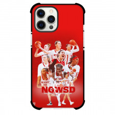 March Madness Women Tournament NC State Wolfpack Phone Case For iPhone Samsung Galaxy Pixel OnePlus Vivo Xiaomi Asus Sony Motorola Nokia - NGWSD Red Background