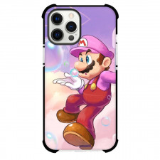 Super Mario Wonder Phone Case For iPhone and Samsung Galaxy Devices - Mario Wonder Mario Blowing Bubbles