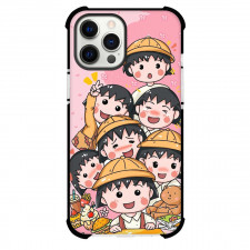 Chibi Maruko Chan Momoko Sakura Phone Case For iPhone Samsung Galaxy Pixel OnePlus Vivo Xiaomi Asus Sony Motorola Nokia - Momoko Sakura Collage Pink Poster
