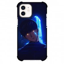 Mashle Magic And Muscles Phone Case For iPhone Samsung Galaxy Pixel OnePlus Vivo Xiaomi Asus Sony Motorola Nokia - Mash Burnedead Neon Effect Night Portrait Poster