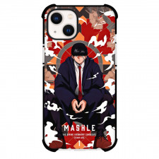 Mashle Magic And Muscles Phone Case For iPhone Samsung Galaxy Pixel OnePlus Vivo Xiaomi Asus Sony Motorola Nokia - Mash Burnedead Sitting Vector Art The Divine Visionary Candidate