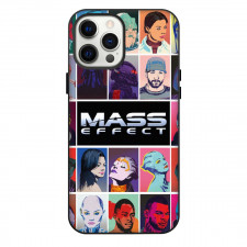 Mass Effect Phone Case For iPhone Samsung Galaxy Pixel OnePlus Vivo Xiaomi Asus Sony Motorola Nokia - Mass Effect Characters Vector Art Collage Series Poster