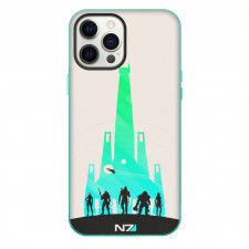 Mass Effect Phone Case For iPhone Samsung Galaxy Pixel OnePlus Vivo Xiaomi Asus Sony Motorola Nokia - Mass Effect N7 Vector Silhouette Art Poster