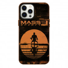 Mass Effect Phone Case For iPhone Samsung Galaxy Pixel OnePlus Vivo Xiaomi Asus Sony Motorola Nokia - Mass Effect Silhouette Retro Art Series Poster