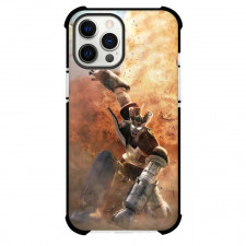 Mazinger Z Case For iPhone Samsung Galaxy Pixel OnePlus Vivo Xiaomi Asus Sony Motorola Nokia - Mazinger Z Explosion Background
