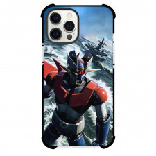 Mazinger Z Case For iPhone Samsung Galaxy Pixel OnePlus Vivo Xiaomi Asus Sony Motorola Nokia - Mazinger Z Standing In Ocean Illustration
