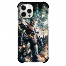 Mazinger Z Case For iPhone Samsung Galaxy Pixel OnePlus Vivo Xiaomi Asus Sony Motorola Nokia - Mazinger Z Standing In Ruins Illustration