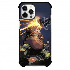 Mazinger Z Boss Borot Case For iPhone Samsung Galaxy Pixel OnePlus Vivo Xiaomi Asus Sony Motorola Nokia - Boss Borot Fighting Illustration