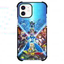 Mega Man Phone Case For iPhone And Samsung Galaxy Devices - Mega Man Characters And Villains X Background Anime