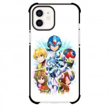 Mega Man Phone Case For iPhone And Samsung Galaxy Devices - Mega Man Characters Faces Portrait Anime Art