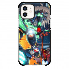 Mega Man Phone Case For iPhone And Samsung Galaxy Devices - Mega Man X Axl Zero FIght Scene Anime
