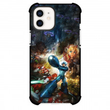 Mega Man Phone Case For iPhone And Samsung Galaxy Devices - Mega Man X Zero Characters Collage Painting Art
