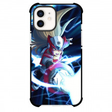 Mega Man Zero Phone Case For iPhone And Samsung Galaxy Devices - Zero Firing Weapon White Flares Anime Illustration