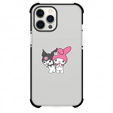 Sanrio kuromi And Melody Phone Case For iPhone and Samsung Galaxy Devices - Melody And kuromi Standing Sticker