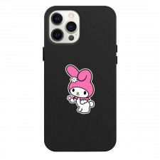 Sanrio Melody Phone Case For iPhone and Samsung Galaxy Devices - Melody Cartoon Pink Sticker