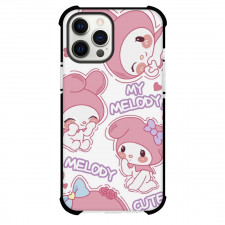 Sanrio Melody Phone Case For iPhone Samsung Galaxy Pixel OnePlus Vivo Xiaomi Asus Sony Motorola Nokia - Melody Collage Cute