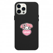 Sanrio Melody Phone Case For iPhone and Samsung Galaxy Devices - Melody Holding Heart Sticker
