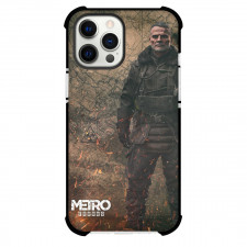 Metro Exodus Colonel Miller Phone Case For iPhone Samsung Galaxy Pixel OnePlus Vivo Xiaomi Asus Sony Motorola Nokia - Metro Exodus Colonel Miller with Map Background Poster