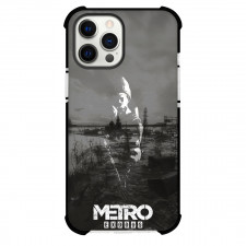 Metro Exodus Anna Phone Case For iPhone Samsung Galaxy Pixel OnePlus Vivo Xiaomi Asus Sony Motorola Nokia - Metro Exodus Anna Silhouette Black & White Poster
