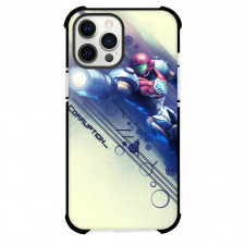 Metroid Samus Aran Case For iPhone Samsung Galaxy Pixel OnePlus Vivo Xiaomi Asus Sony Motorola Nokia - Samus Aran Blue Paint Art