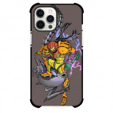 Metroid Samus Aran Case For iPhone Samsung Galaxy Pixel OnePlus Vivo Xiaomi Asus Sony Motorola Nokia - Samus Aran Fighting Ridley Comic Portrait