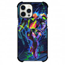 Metroid Samus Aran Case For iPhone Samsung Galaxy Pixel OnePlus Vivo Xiaomi Asus Sony Motorola Nokia - Samus Aran Lightning Body in the Rain Portrait
