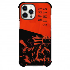 Metroid Samus Aran Case For iPhone Samsung Galaxy Pixel OnePlus Vivo Xiaomi Asus Sony Motorola Nokia - Samus Aran Orange Collage Pop Art