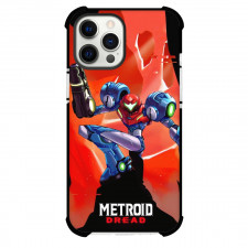Metroid Samus Aran Case For iPhone Samsung Galaxy Pixel OnePlus Vivo Xiaomi Asus Sony Motorola Nokia - Samus Aran Raising his Foot Symbol Art