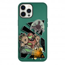 Metroid Samus Aran Case For iPhone Samsung Galaxy Pixel OnePlus Vivo Xiaomi Asus Sony Motorola Nokia - Samus Aran Spaceship Background Comic Art