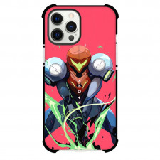 Metroid Samus Aran Case For iPhone Samsung Galaxy Pixel OnePlus Vivo Xiaomi Asus Sony Motorola Nokia - Samus Aran Splashing Green and Black Blood