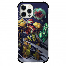 Metroid Samus Aran Case For iPhone Samsung Galaxy Pixel OnePlus Vivo Xiaomi Asus Sony Motorola Nokia - Samus Aran Standing in the Smoke Portrait