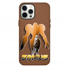 Metroid Samus Aran Case For iPhone Samsung Galaxy Pixel OnePlus Vivo Xiaomi Asus Sony Motorola Nokia - Samus Aran Wall Inside the Silhouette Sticker Art