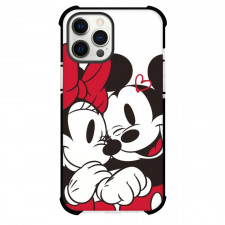 Mickey And Minnie Phone Case For iPhone and Samsung Galaxy Devices - Mickey And Minnie Hugging White Background