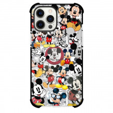 Mickey And Minnie Mickey Phone Case For iPhone and Samsung Galaxy Devices - Mickey Collage Comic Background