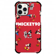 Mickey And Minnie Mickey Phone Case For iPhone and Samsung Galaxy Devices - Mickey Collage Red Background