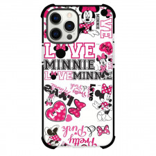 Mickey And Minnie Minnie Phone Case For iPhone and Samsung Galaxy Devices - Minnie Collage Love