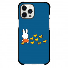 Miffy And Friends Phone Case For iPhone And Samsung Galaxy Devices - Miffy And Ducks On Navy Background