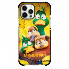 Movie Migration Phone Case For iPhone and Samsung Galaxy Devices - Migration Characters Portrait On Ducks Background