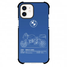 Motorbike BMW Phone Case For iPhone Samsung Galaxy Pixel OnePlus Vivo Xiaomi Asus Sony Motorola Nokia - Motorbike BMW R1200S Drawing On Blue Background